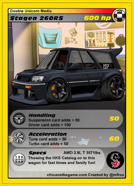 Nissan Stagea 260RS Trading Card